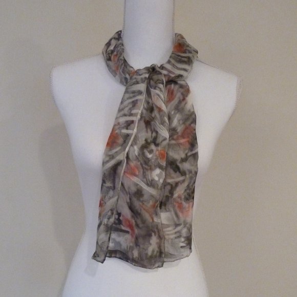 Vintage Burnout Scarf 1980's - Picture 1 of 3
